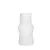 Vaso Decorativo Curves branco em cerâmica 14,5x14,5x25 cm