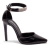 Sapato Scarpin Salto 12 Preto com com Pedras Strass - comprar online
