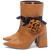 Bota Bico Fino Cano Médio Vintage Caramelo na internet