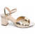 Sandália Feminina Metalizado Ouro Light - comprar online