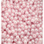 Miçanga Pérola furo 100 unidades 6mm P/colar e pulseira - rosa bebe