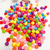 Miçanga Bola Leitosa 100 unidades 6mm infantil Candy Color