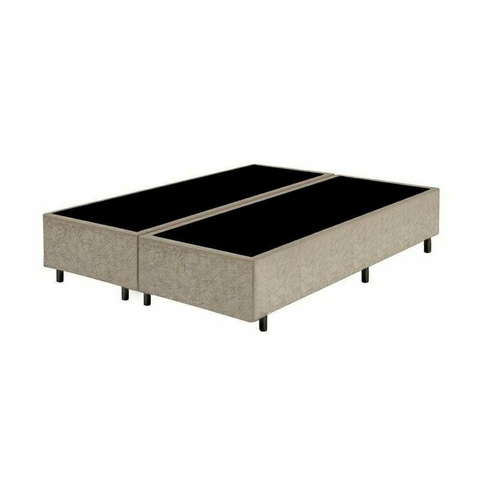 BOX COMUM KING SIZE 193x203x30 BLINDADO EM MADEIRA