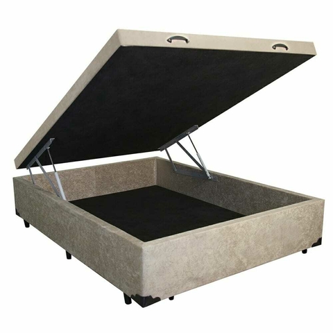 BOX BAÚ BLINDADO CASAL 138X188X30