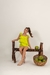 Macaquinho Verde Neon - Bibi Moda Kids BMK