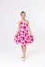 Vestido Rosa Florzinhas