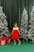 Vestido Vermelho Linho - Bibi Moda Kids BMK