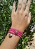 Conjunto pulseiras macrame estrela do mar e concha regulável na internet