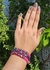 Conjunto pulseiras macrame rosa coração regulável na internet