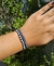 Conjunto pulseira macrame preta miçangas regulável - Mel Moda Acessórios