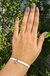 Pulseira macrame branca olho grego regulável - comprar online