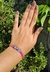 Pulseira macrame rosa com miçangas regulável - Mel Moda Acessórios