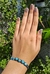 Pulseira macrame preta com miçangas regulável - comprar online