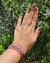 Conjunto pulseiras macrame coloridas regulável - comprar online