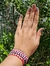 Imagem do Conjunto pulseiras macrame coloridas regulável