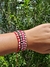 Conjunto pulseiras macrame coloridas regulável