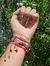 Conjunto pulseiras macrame coloridas regulável - Mel Moda Acessórios
