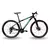 Bicicleta 29 pumabike lince 21v index, freio mec, susp 80mm rad7, preto com verde e azul, 19