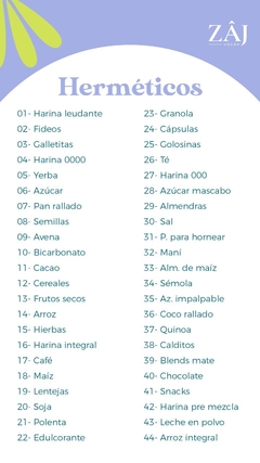 Pack Herméticos | Completo x5 - tienda online