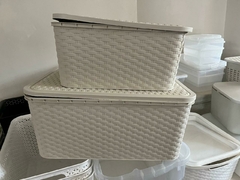 Canasto Simil Rattan - tienda online