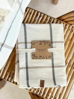 Mantel Tusor | Cuadrillé