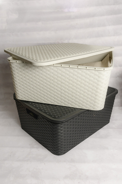 Canasto Simil Rattan