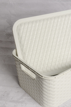 Canasto Simil Rattan - comprar online
