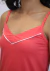 Pijama Melancia de alça e short com detalhe branco - LUNE