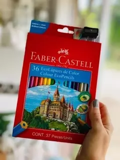 LAPIZ COLOR ECO FABER X36 UNIDADES LARGOS