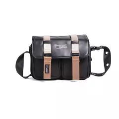 BANDOLERA MILAN BLACK/CAMEL CHIMOLA CB87 - comprar online