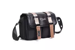 BANDOLERA MILAN BLACK/CAMEL CHIMOLA CB87