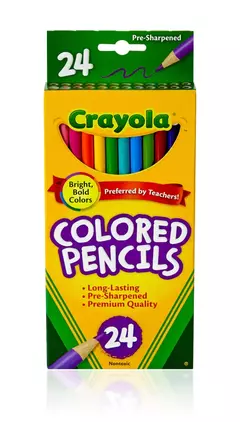 LAPIZ COLOR CRAYOLA X24 LARGOS