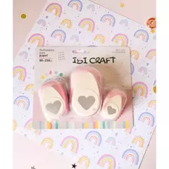 Perforadora artística set corazones x3 - comprar online