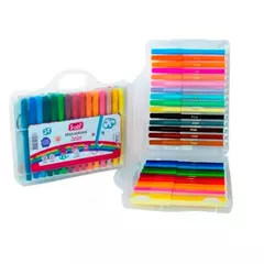 SET VALIJA TRABI MARCADORES JUNIOR X30 UNIDADES CON LIBRO