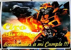 Cartel de bienvenida - comprar online