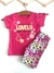Conjunto blusa malha e legging cotton