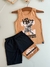 Conjunto Blusa Regata e bermuda moletinho - comprar online