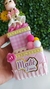Porta Jóias Duplo com Mascotinha Fazendinha Rosa - Mila Festeira