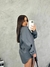 Jaqueta Parka couro Fake