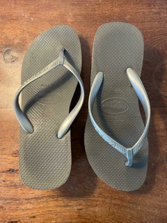 OJOTAS HAWAIANAS PLATEADAS ALTAS - comprar online
