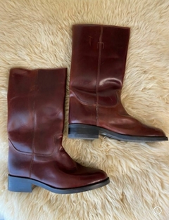 BOTAS CUERO CAÑA ALTA TALLE 45