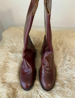 BOTAS CUERO CAÑA ALTA TALLE 45 en internet