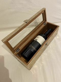 CAJA VINO EN ALPACA - tienda online