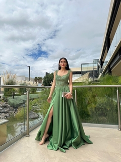 Vestido de fiesta verde Noche