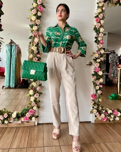 Blusa Verde Moneda en internet