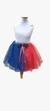 falda de tul doble color