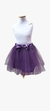 Falda de tul violeta