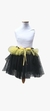 Falda de tul negra con amarillo