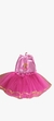 Falda de tul fuccia con capa