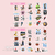 Stickers deco x12 resistentes al agua y roce!!